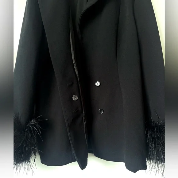 House of CB Esme Black Oversized Blazer - Size S - Picture 12 of 16